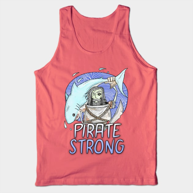 Pirate Strong Tank Top by JWZ